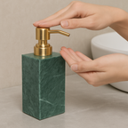 Luxury Marble Soap Dispenser with Metal Pump