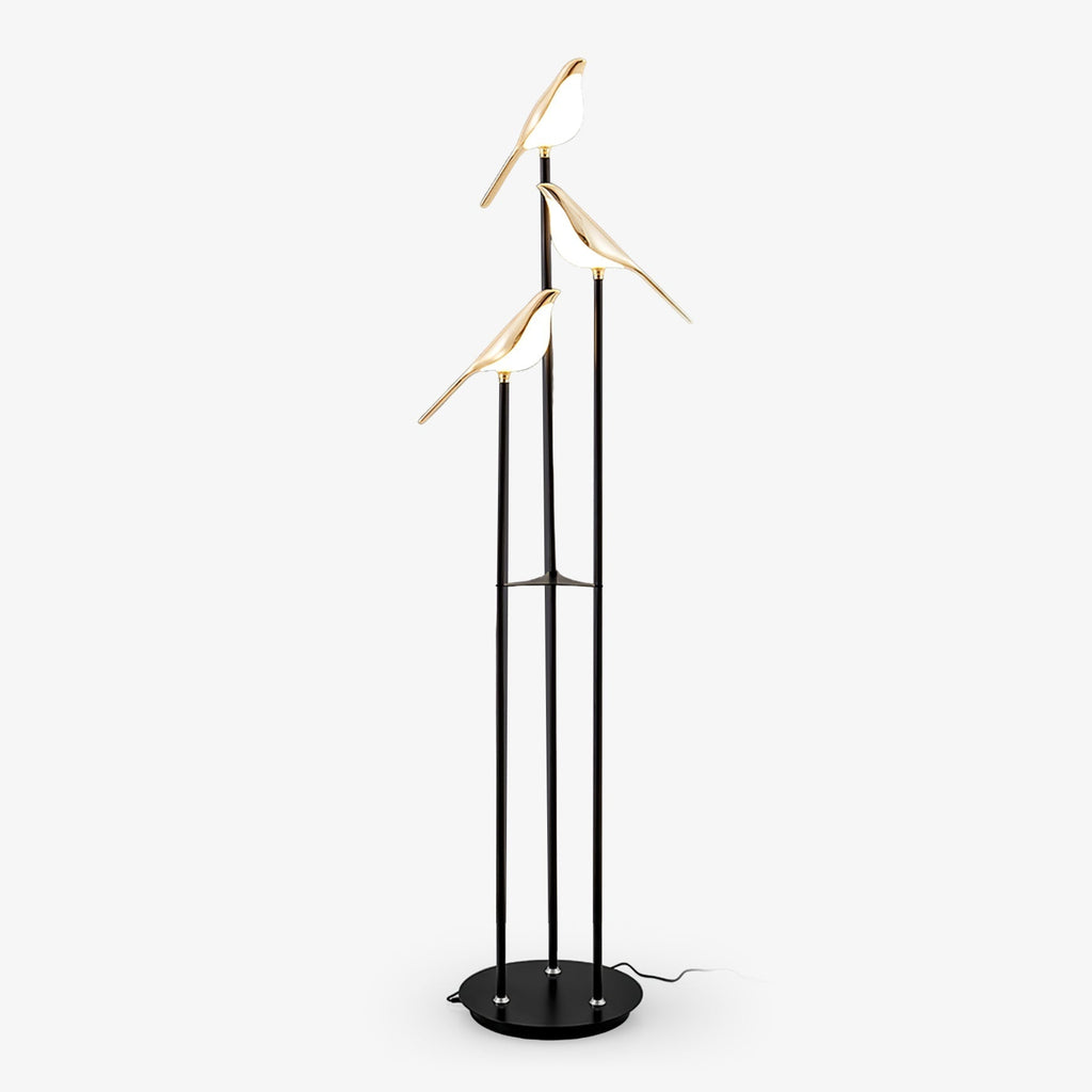 Bird Perch LED Floor Lamp
