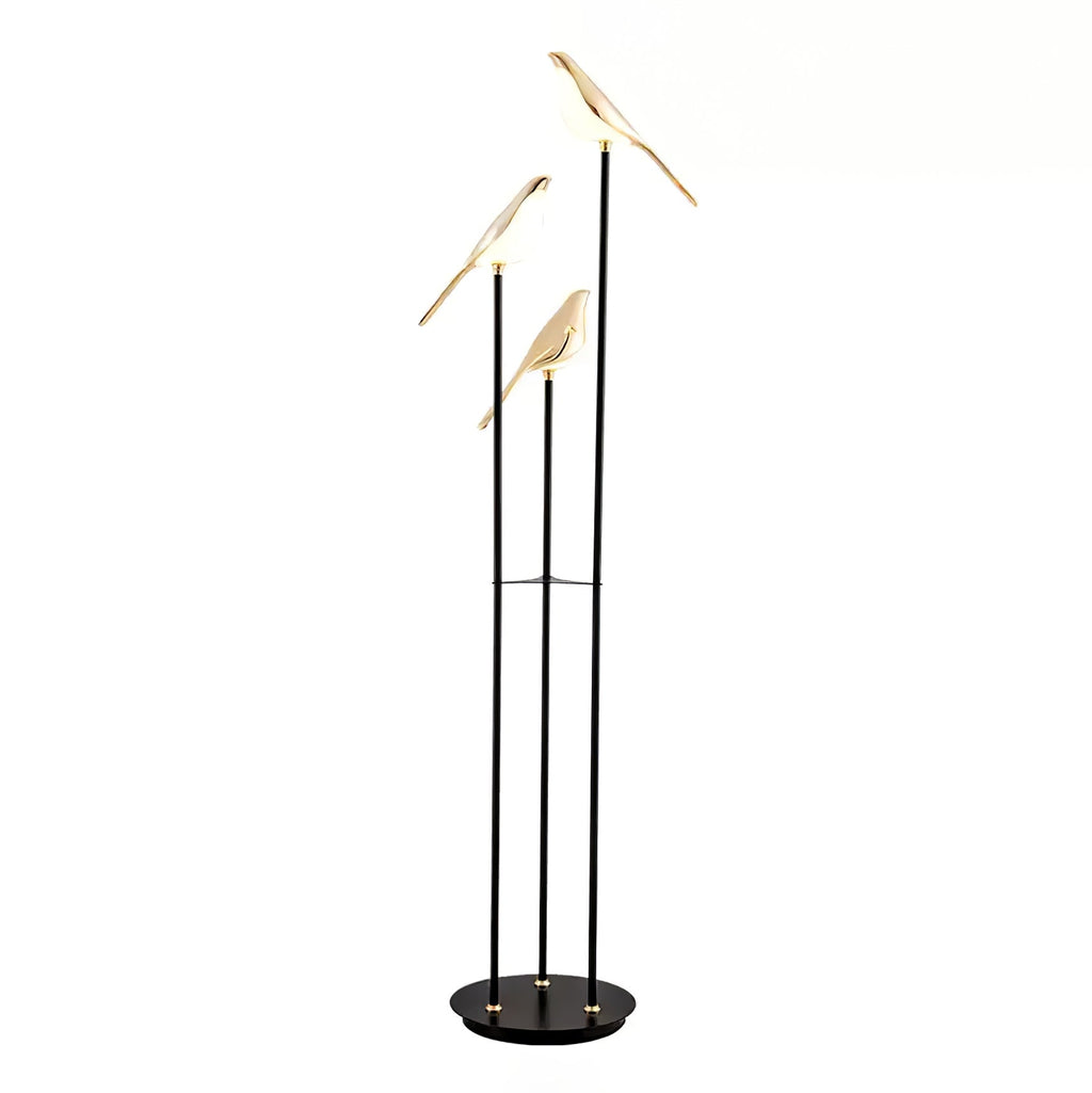 Bird Perch LED Floor Lamp