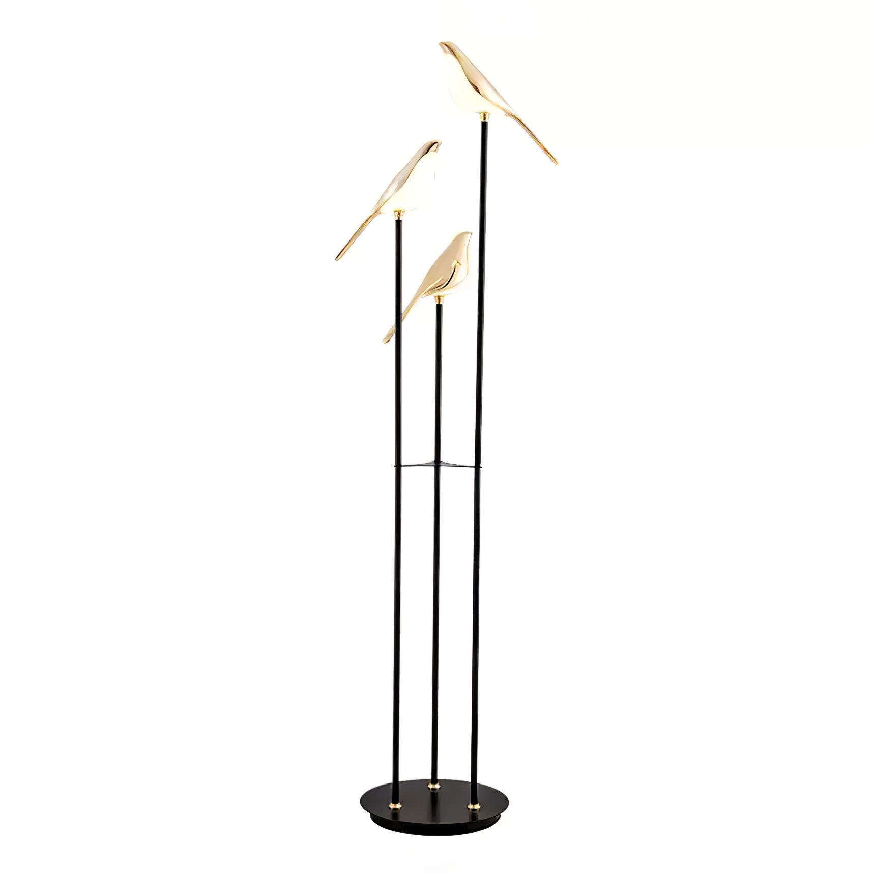 Bird Perch LED Floor Lamp