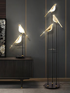 Bird Perch LED Floor Lamp