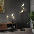Bird Perch LED Floor Lamp