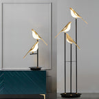 Bird Perch LED Floor Lamp