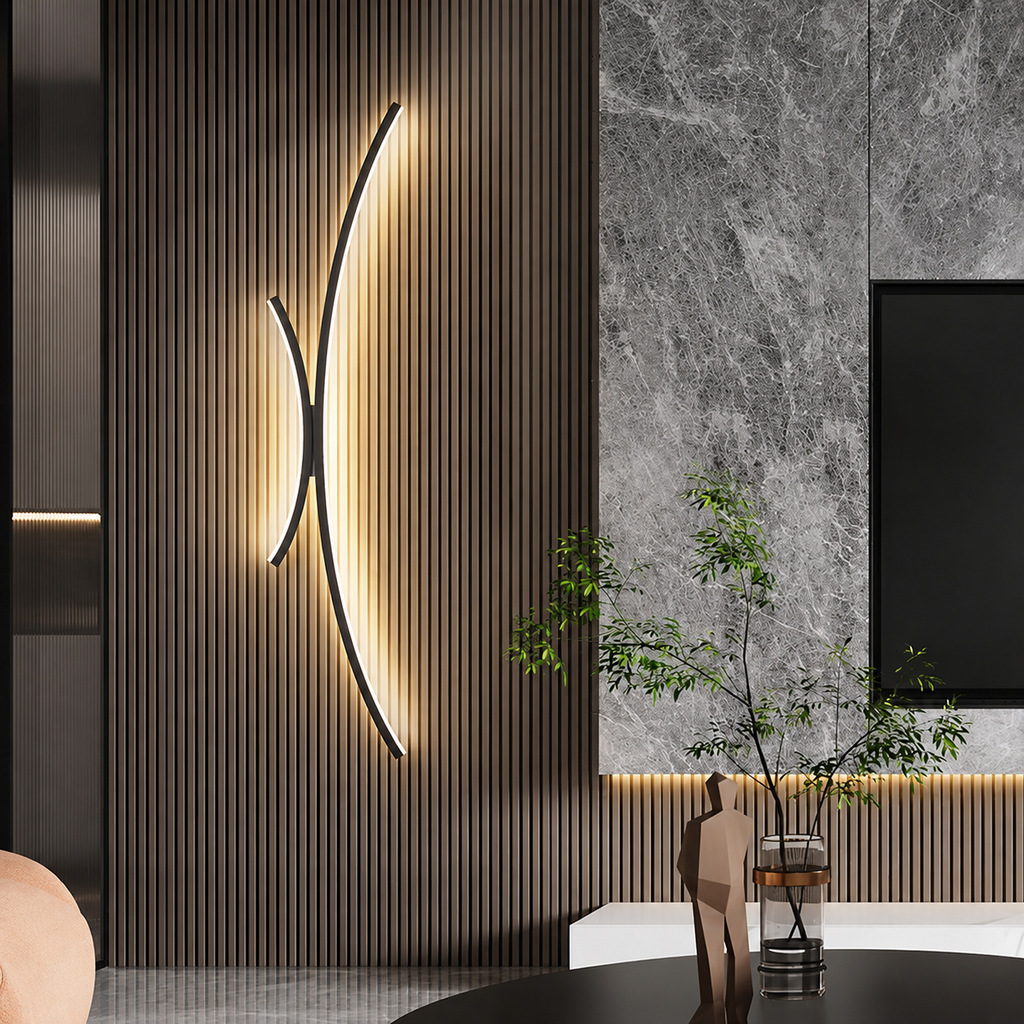 Modern Linear LED Wall Sconce for Bathrooms and Living Spaces