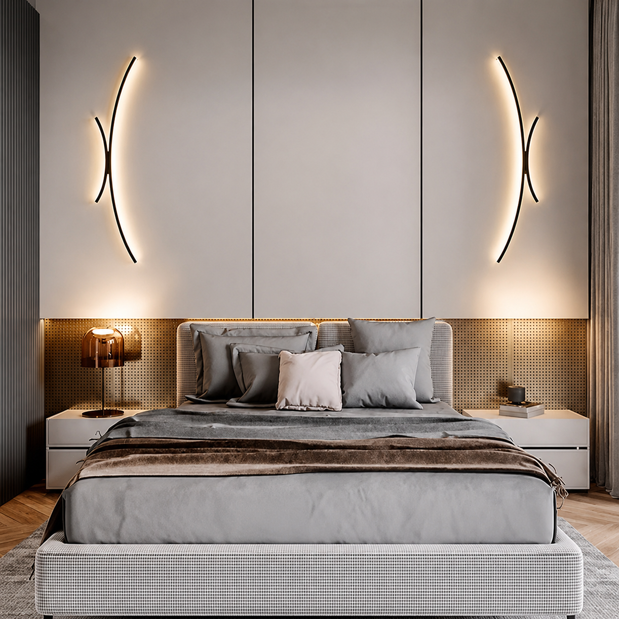 Modern Linear LED Wall Sconce for Bathrooms and Living Spaces