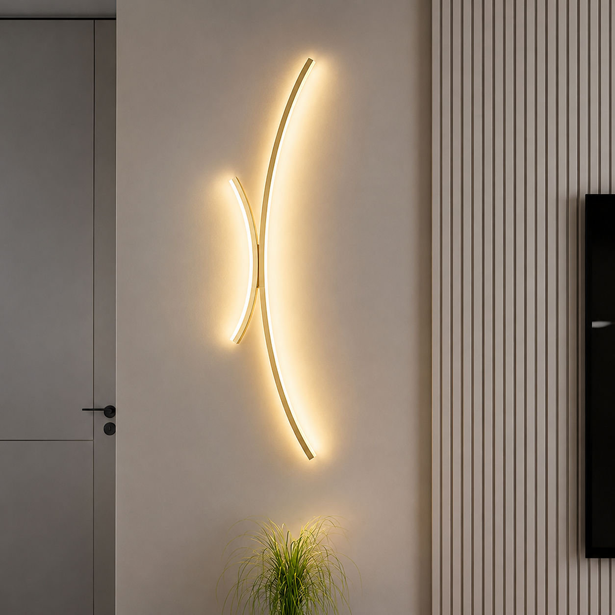 Modern Linear LED Wall Sconce for Bathrooms and Living Spaces