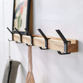 Nordic Wall-Mounted Coat Rack with Adjustable Dual Hooks