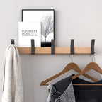 Nordic Wall-Mounted Coat Rack with Adjustable Dual Hooks