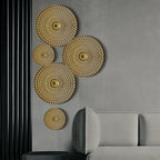 Nordic Gold Metal Wall Hanging