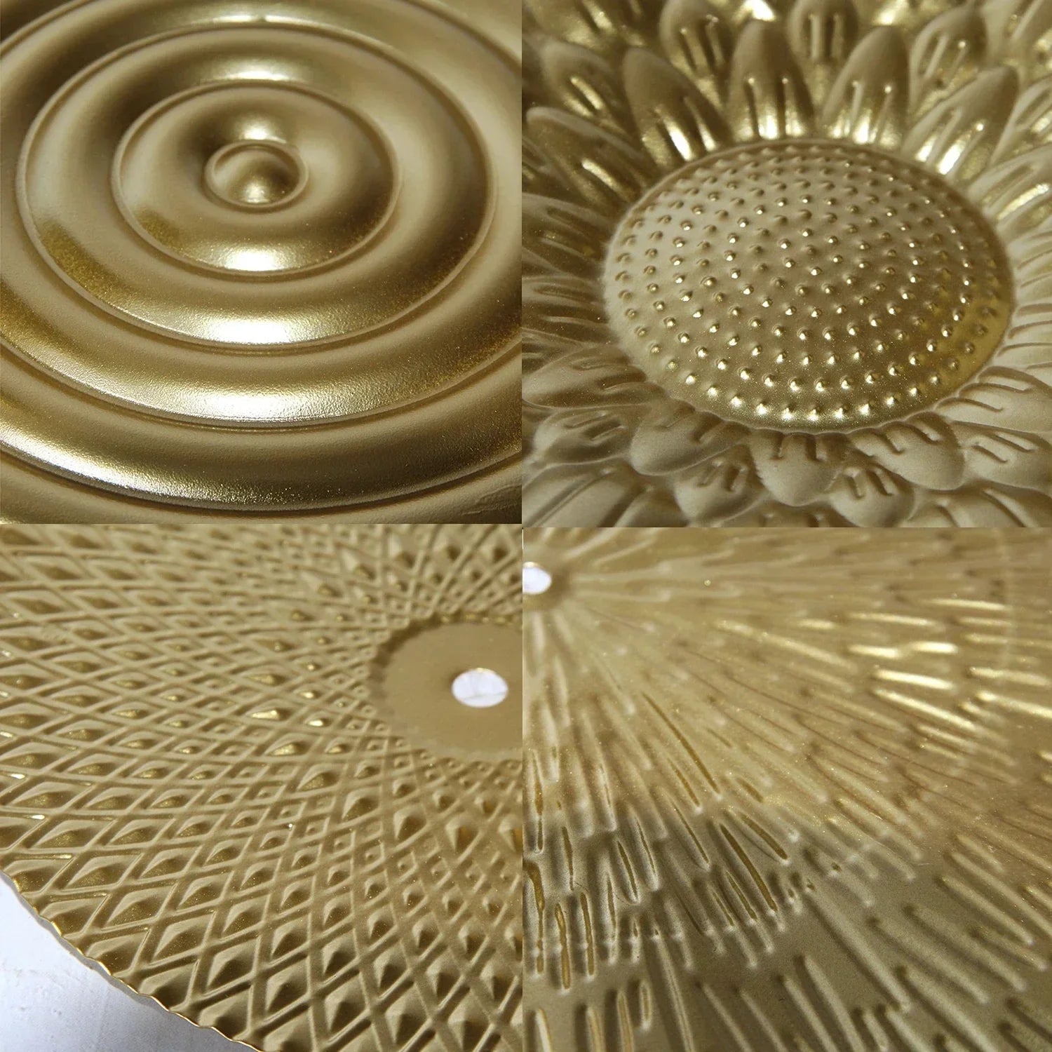 Nordic Gold Metal Wall Hanging