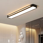 Nordic Minimalist Long LED Ceiling Light Fixture Contemporary Home Lighting