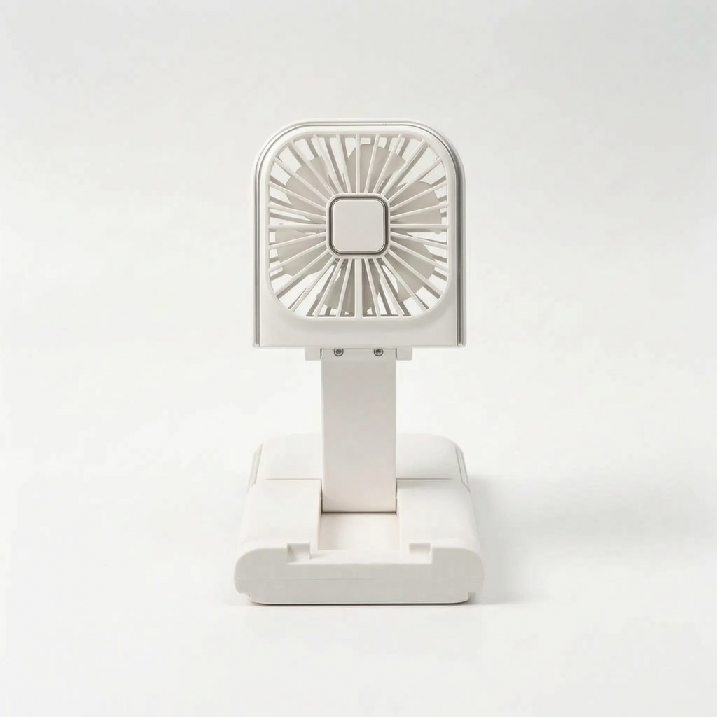 Foldable Rechargeable Neck Fan Portable Cooling Device for Home and Outdoor Use