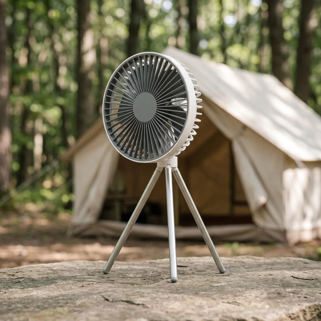 Portable Rechargeable Camping Fan Lightweight Outdoor Cooling Device