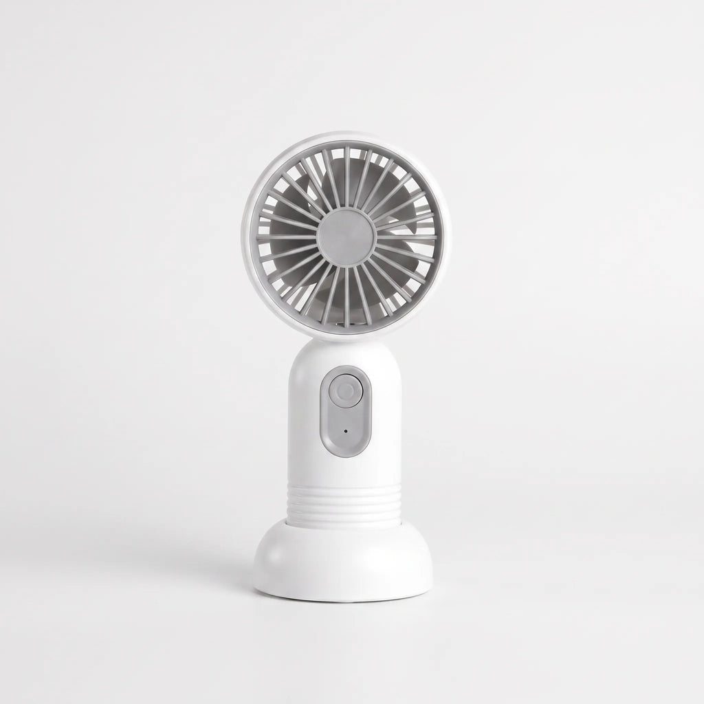 Compact Rechargeable Handheld Desk Fan for Home and Office Cooling