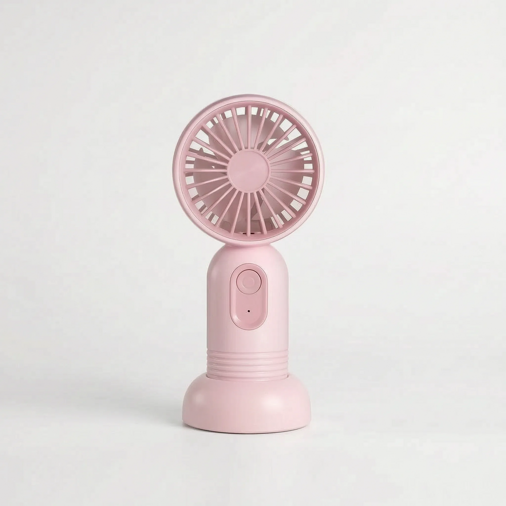 Compact Rechargeable Handheld Desk Fan for Home and Office Cooling