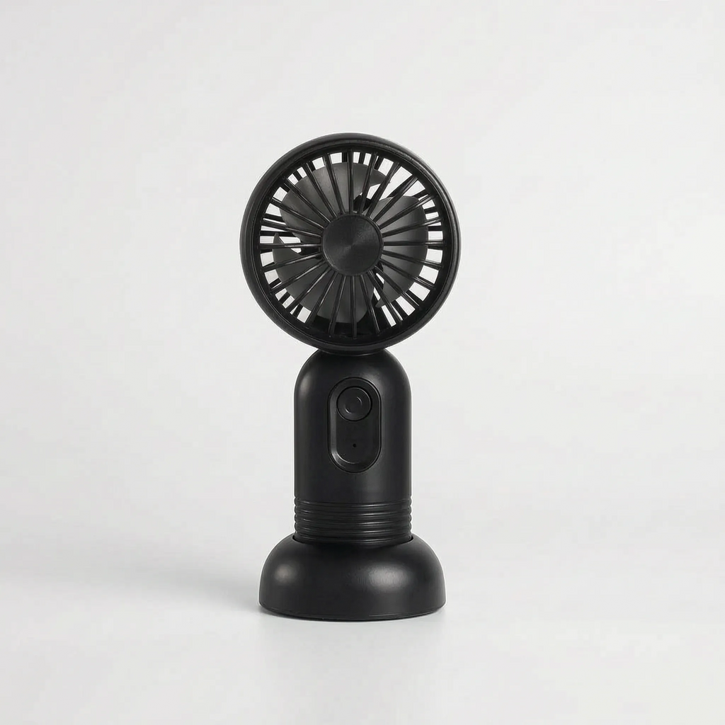 Compact Rechargeable Handheld Desk Fan for Home and Office Cooling