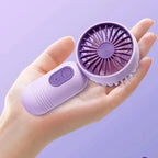 Compact Rechargeable Handheld Desk Fan for Home and Office Cooling