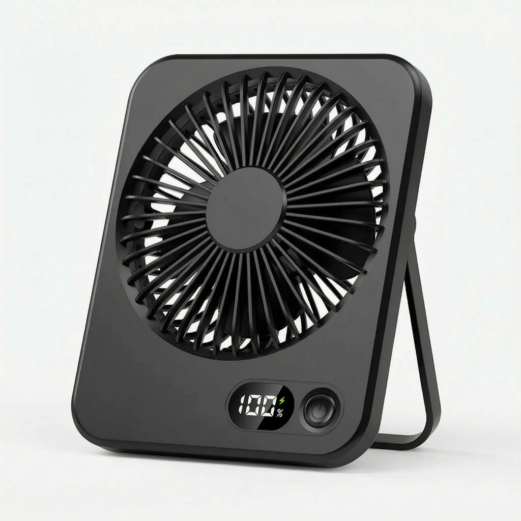 Compact Folding Desk Fan for Home Office Quiet Cooling