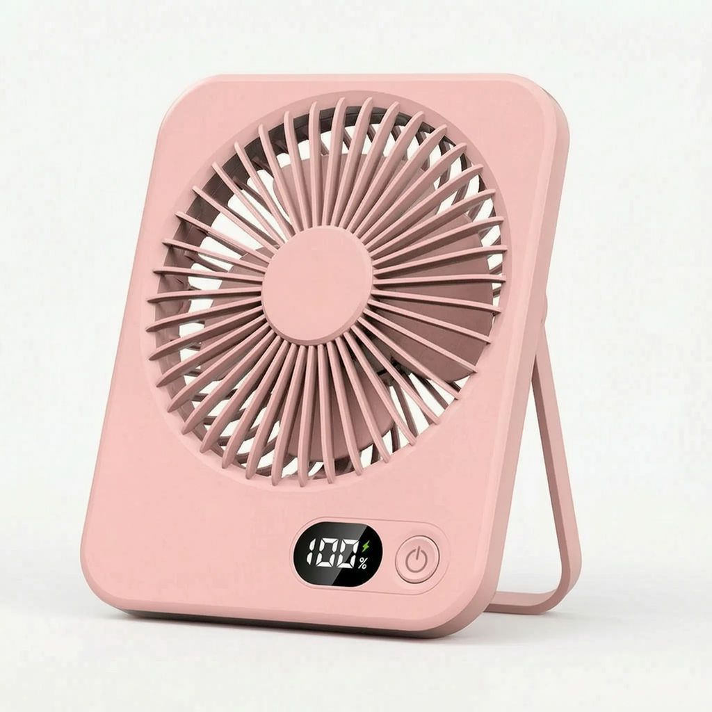 Compact Folding Desk Fan for Home Office Quiet Cooling