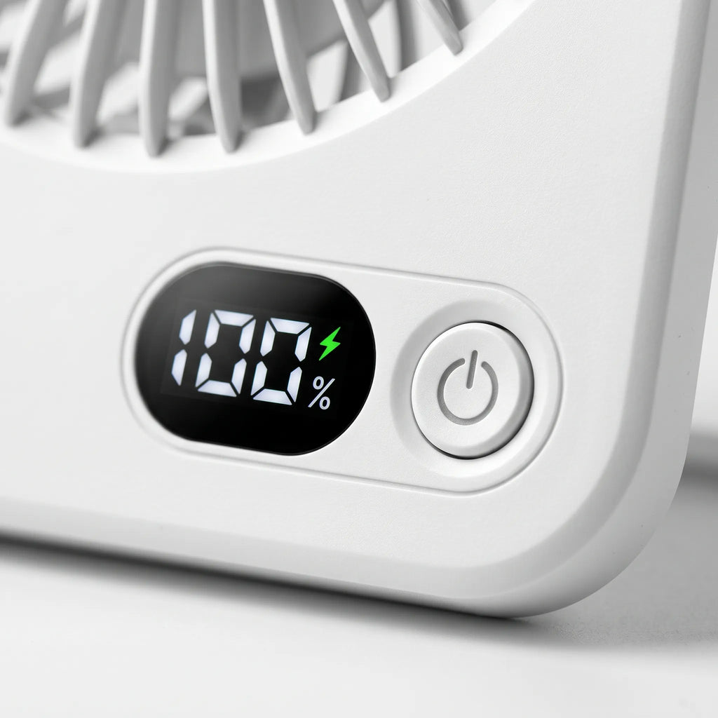 Compact Folding Desk Fan for Home Office Quiet Cooling