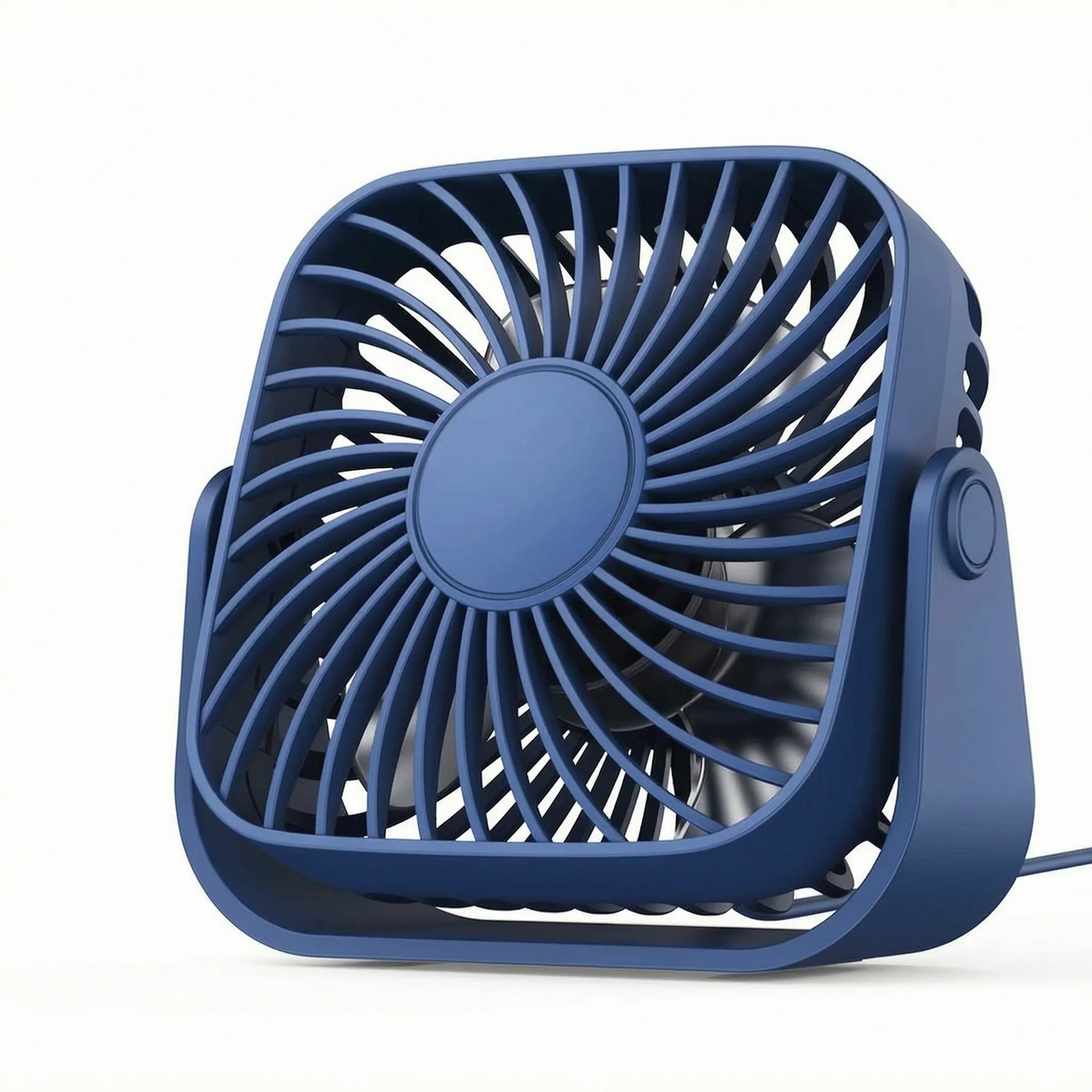 Compact Adjustable Tabletop Cooling Fan for Home Office and Bedroom
