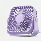 Compact Adjustable Tabletop Cooling Fan for Home Office and Bedroom