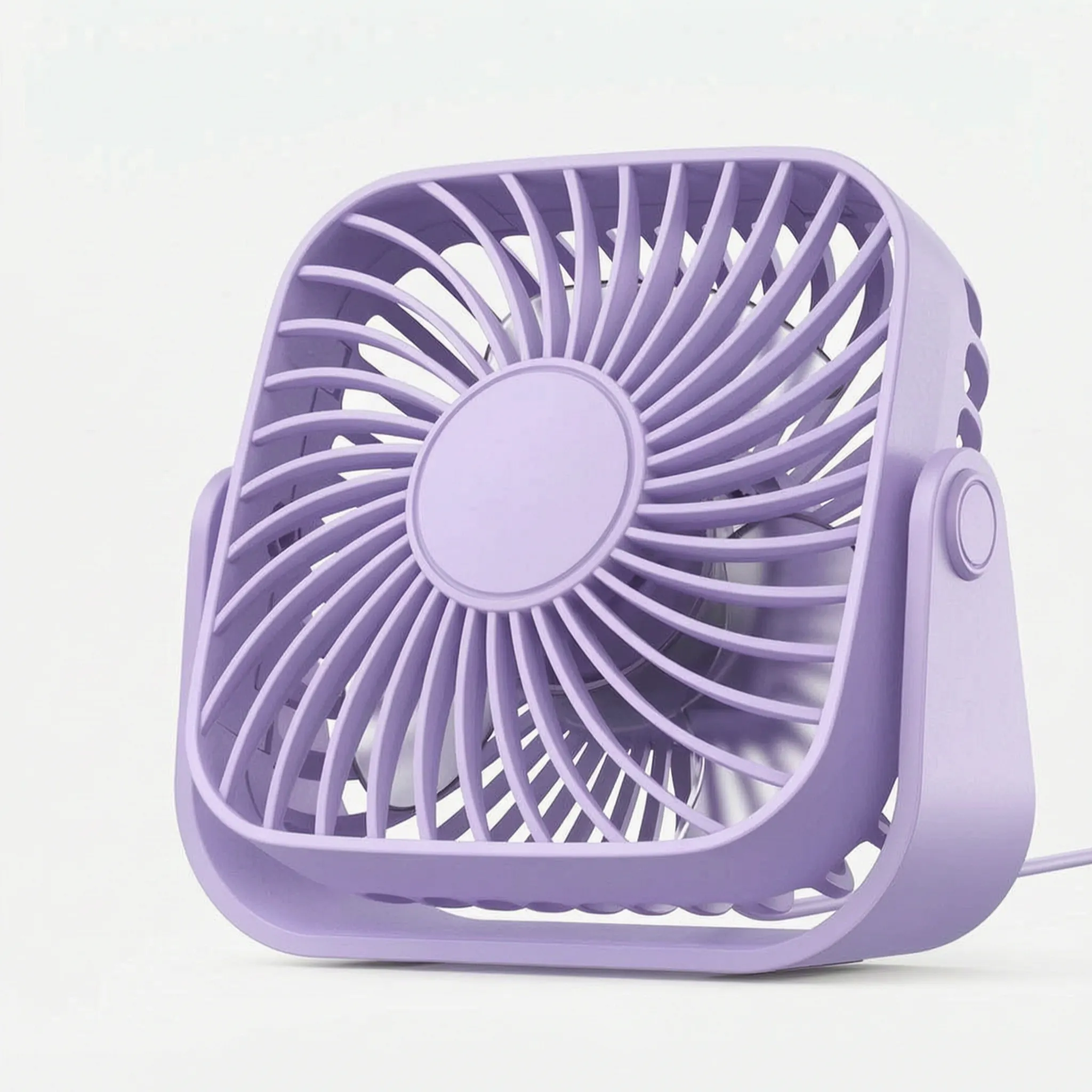 Compact Adjustable Tabletop Cooling Fan for Home Office and Bedroom
