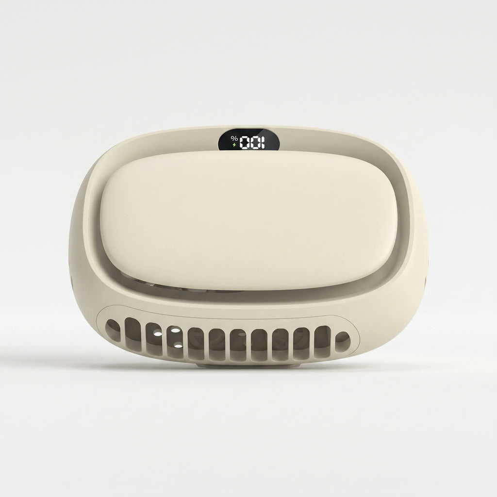 Compact Wearable Neck Fan for Hands-Free Cooling Outdoor and Home Use