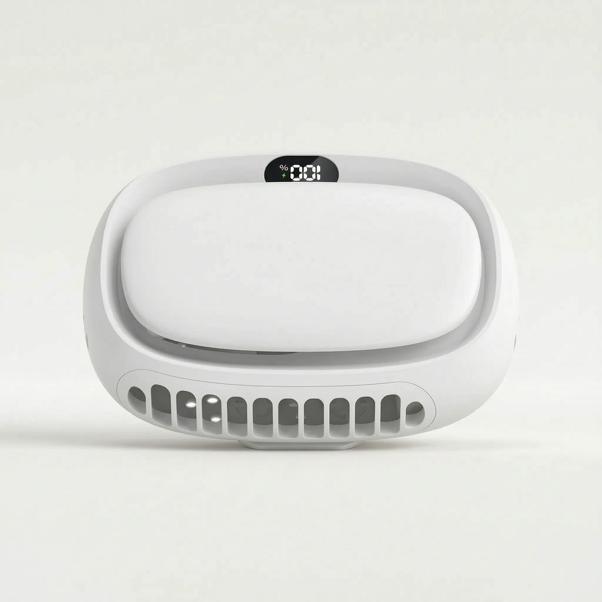 Compact Wearable Neck Fan for Hands-Free Cooling Outdoor and Home Use