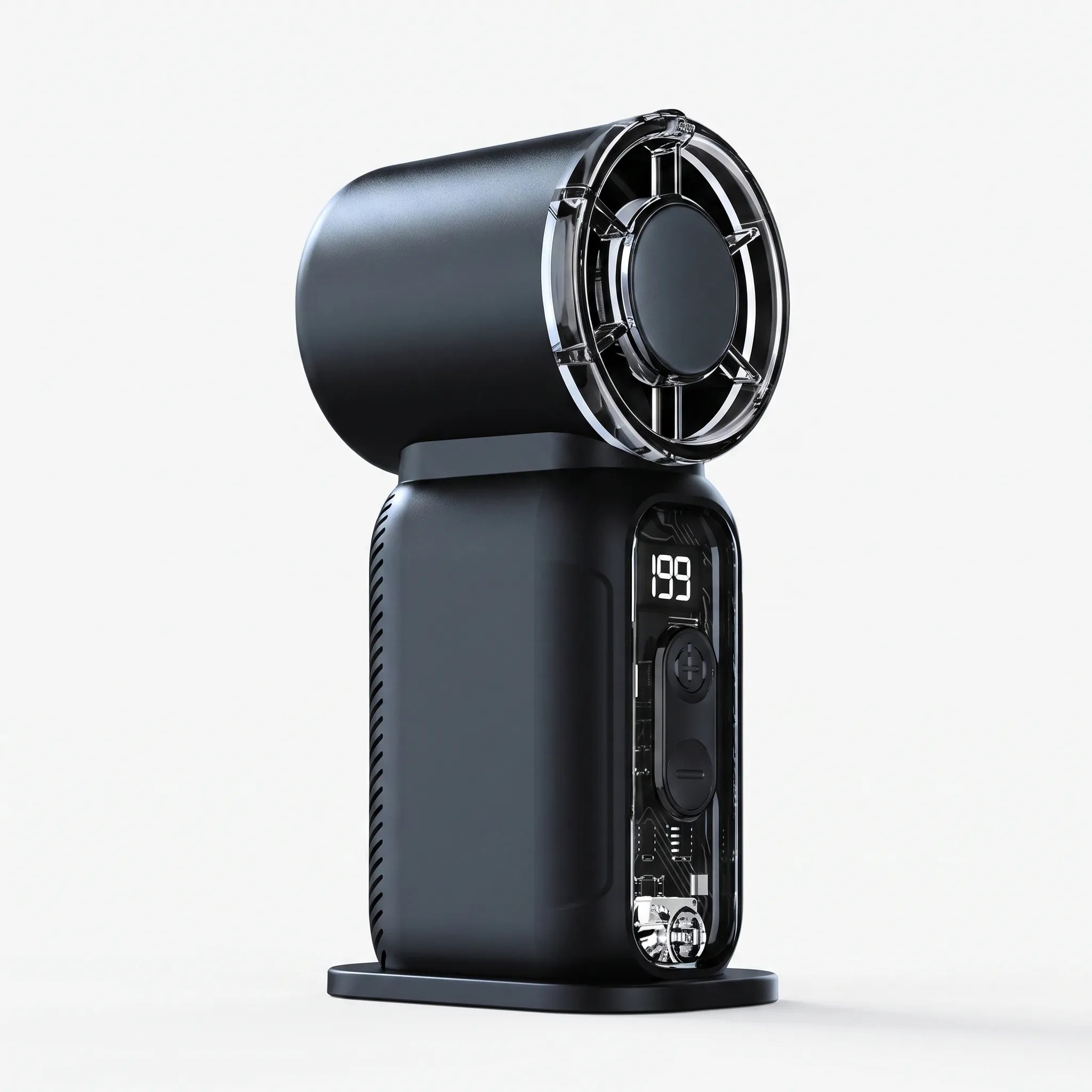 Compact Digital Travel Fan with Chill Mode and LED Display