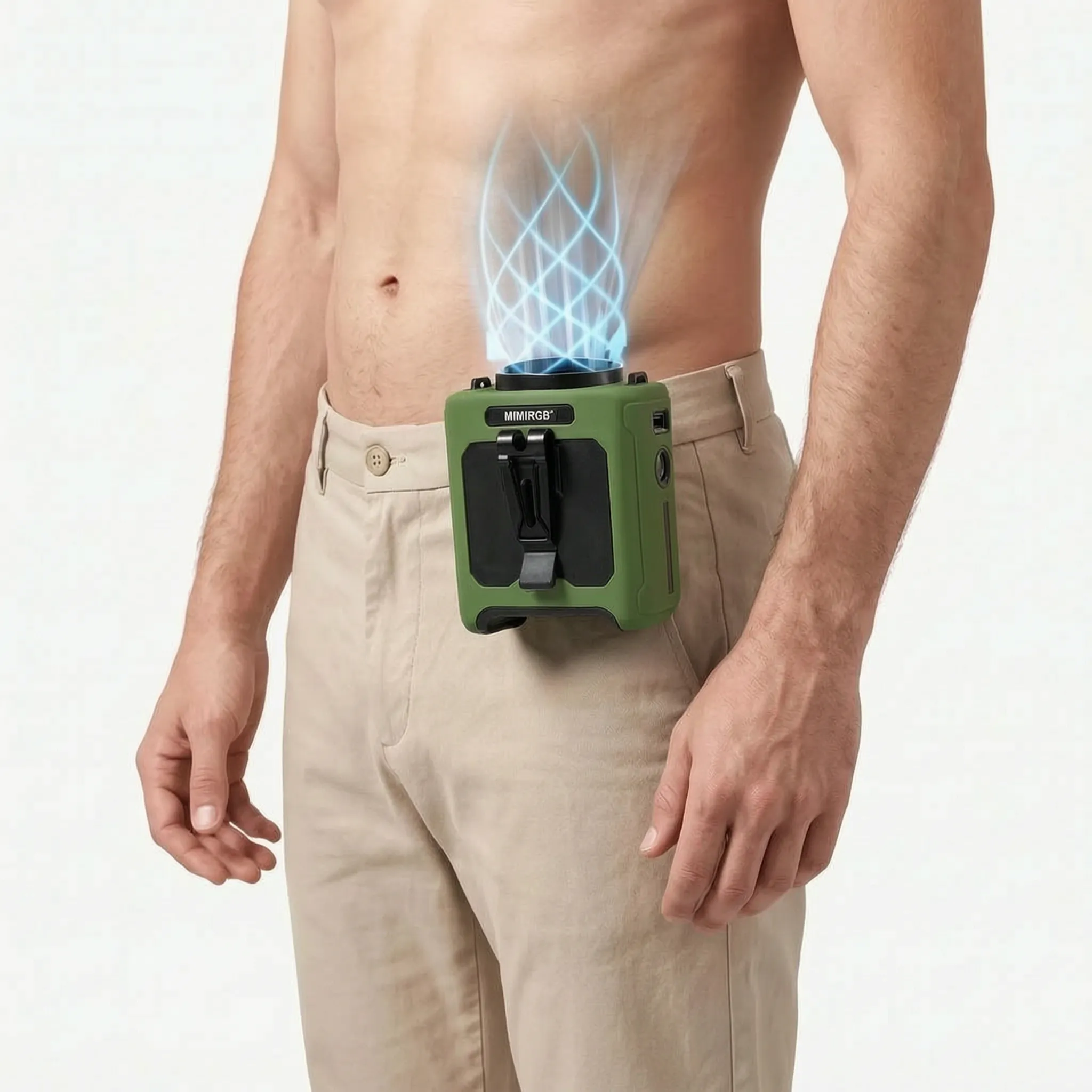 Rechargeable Wearable Waist Cooling Fan Portable Chillpod for Hot Weather