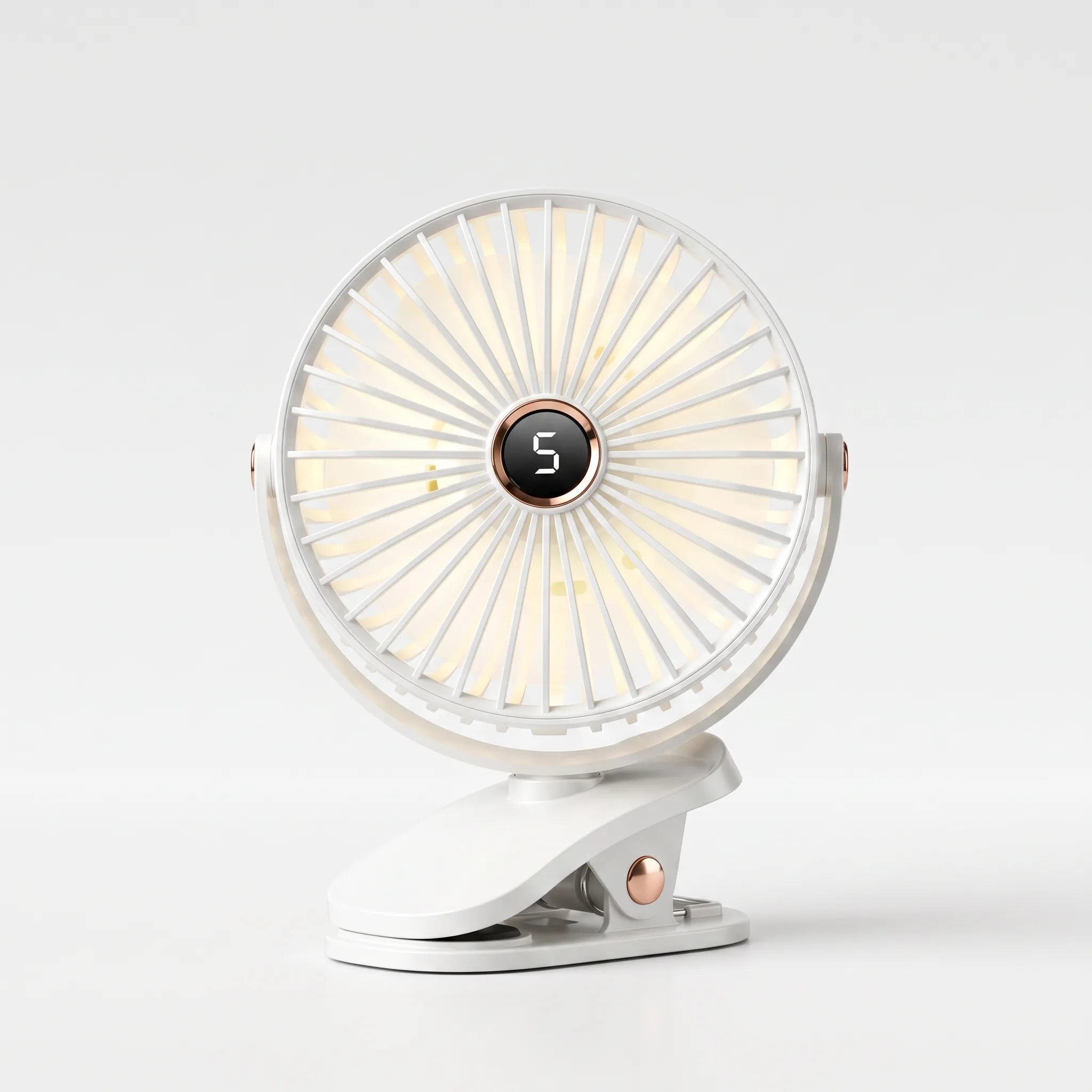 Rechargeable Clip-On Desk Fan Portable Cooling Solution for Home Office