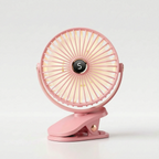 Rechargeable Clip-On Desk Fan Portable Cooling Solution for Home Office