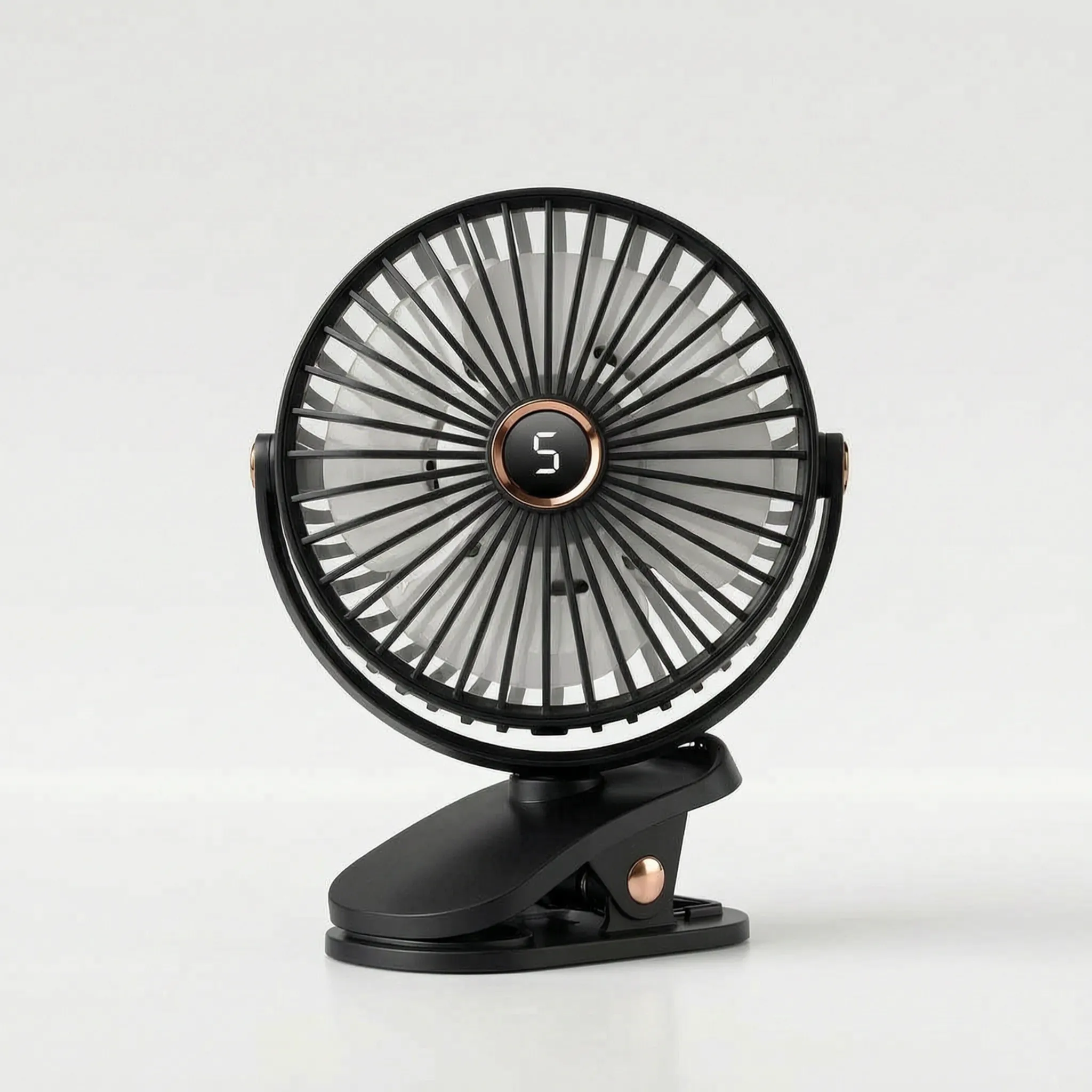 Rechargeable Clip-On Desk Fan Portable Cooling Solution for Home Office