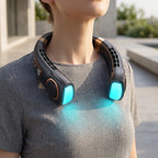 Bladeless Wearable Neck Fan for Personal Cooling Portable Hands-Free Design