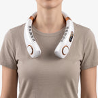 Bladeless Wearable Neck Fan for Personal Cooling Portable Hands-Free Design