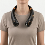 Bladeless Wearable Neck Fan for Personal Cooling Portable Hands-Free Design