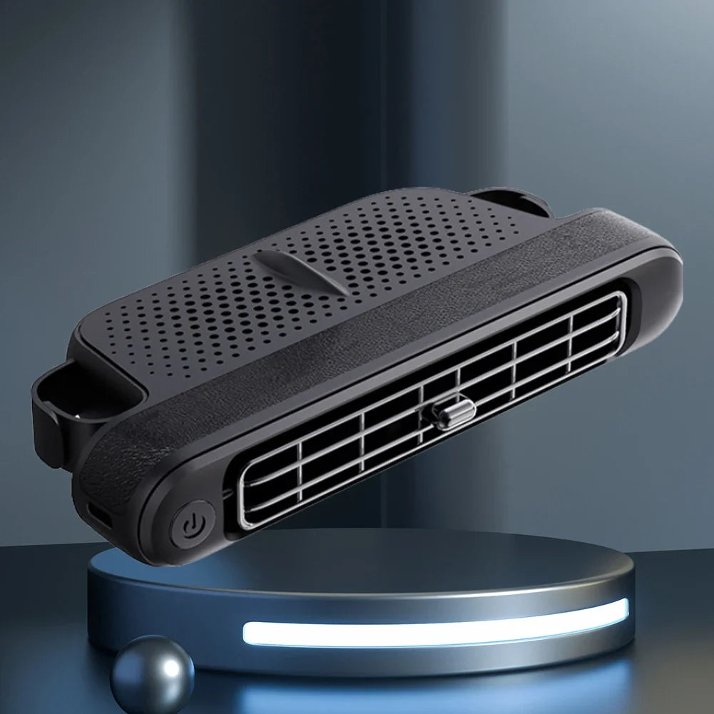 Adjustable Car Headrest Cooling Fan with Frigid Air Technology
