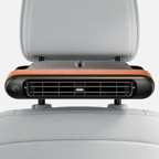 Adjustable Car Headrest Cooling Fan with Frigid Air Technology
