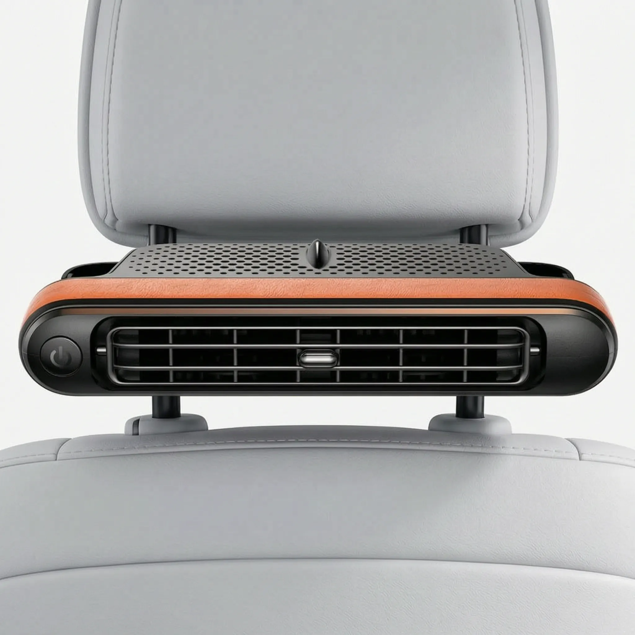 Adjustable Car Headrest Cooling Fan with Frigid Air Technology