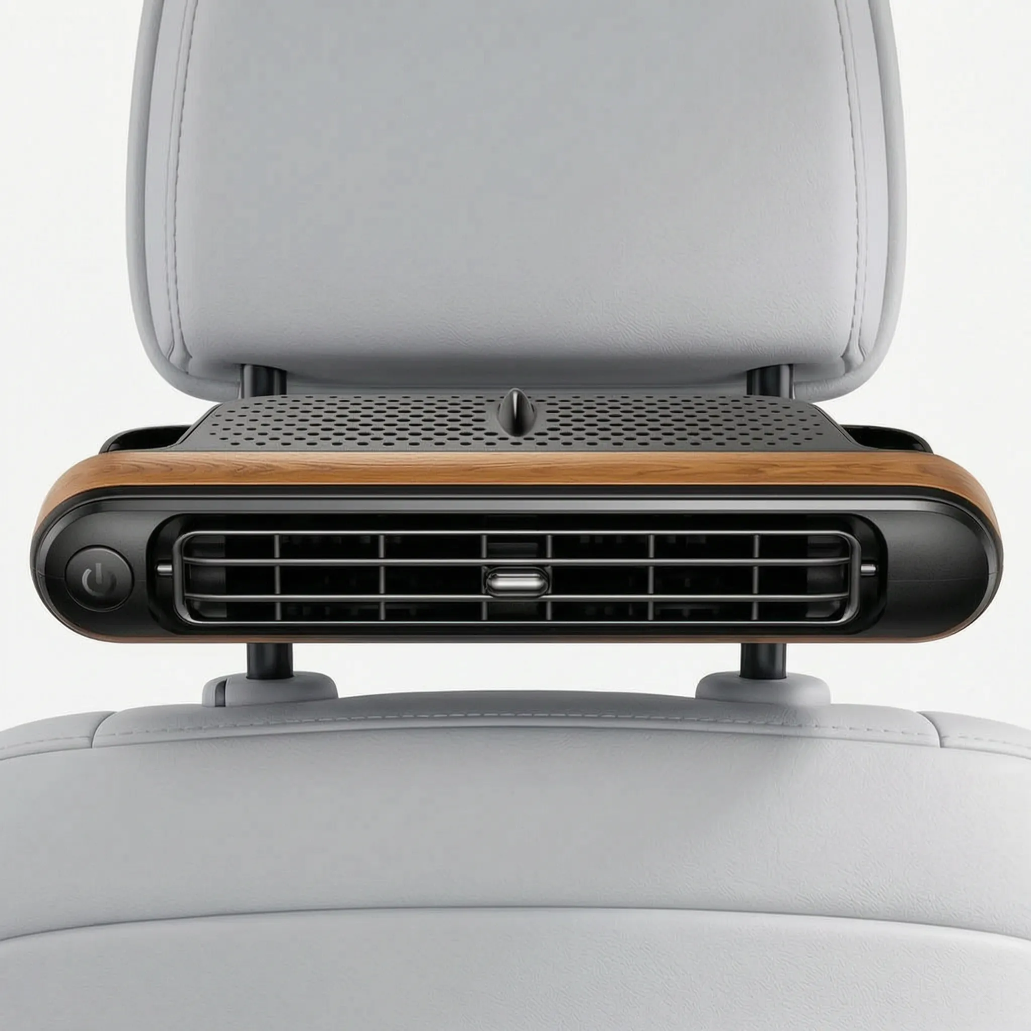 Adjustable Car Headrest Cooling Fan with Frigid Air Technology