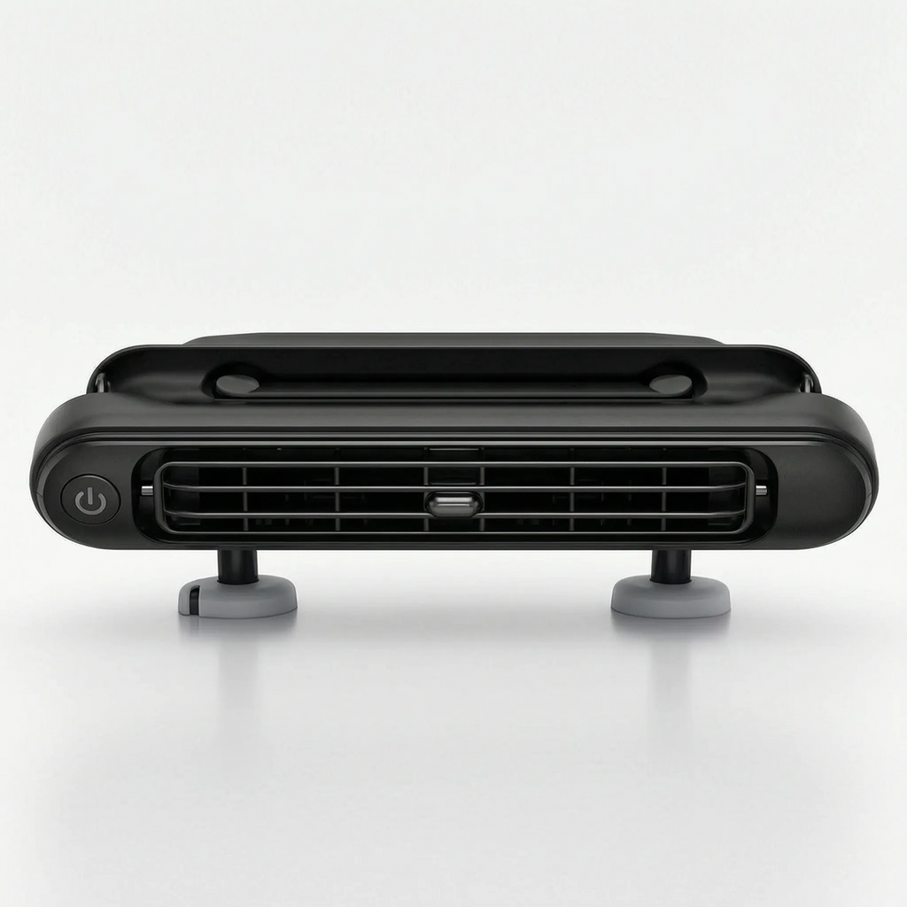 Adjustable Car Headrest Cooling Fan with Frigid Air Technology