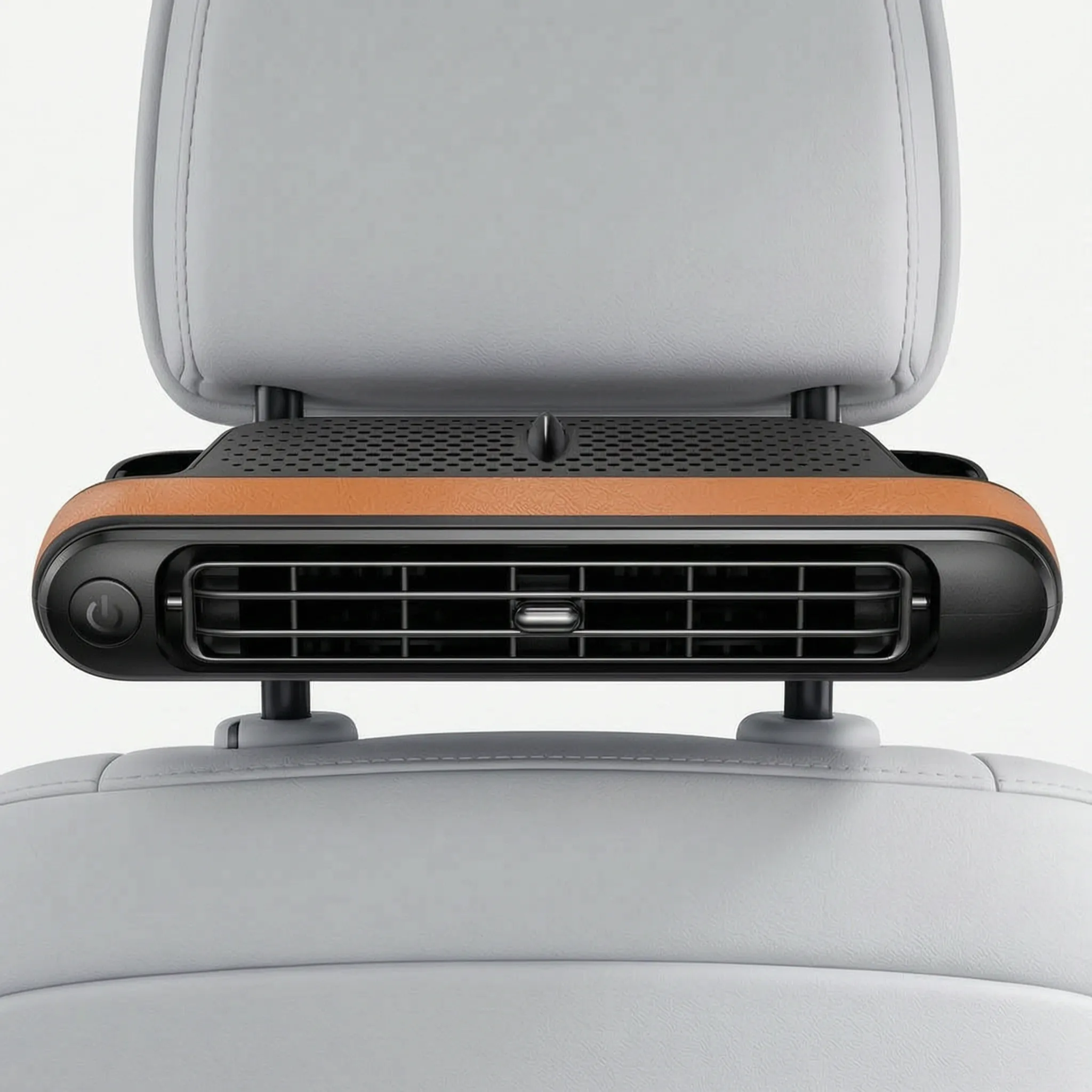 Adjustable Car Headrest Cooling Fan with Frigid Air Technology