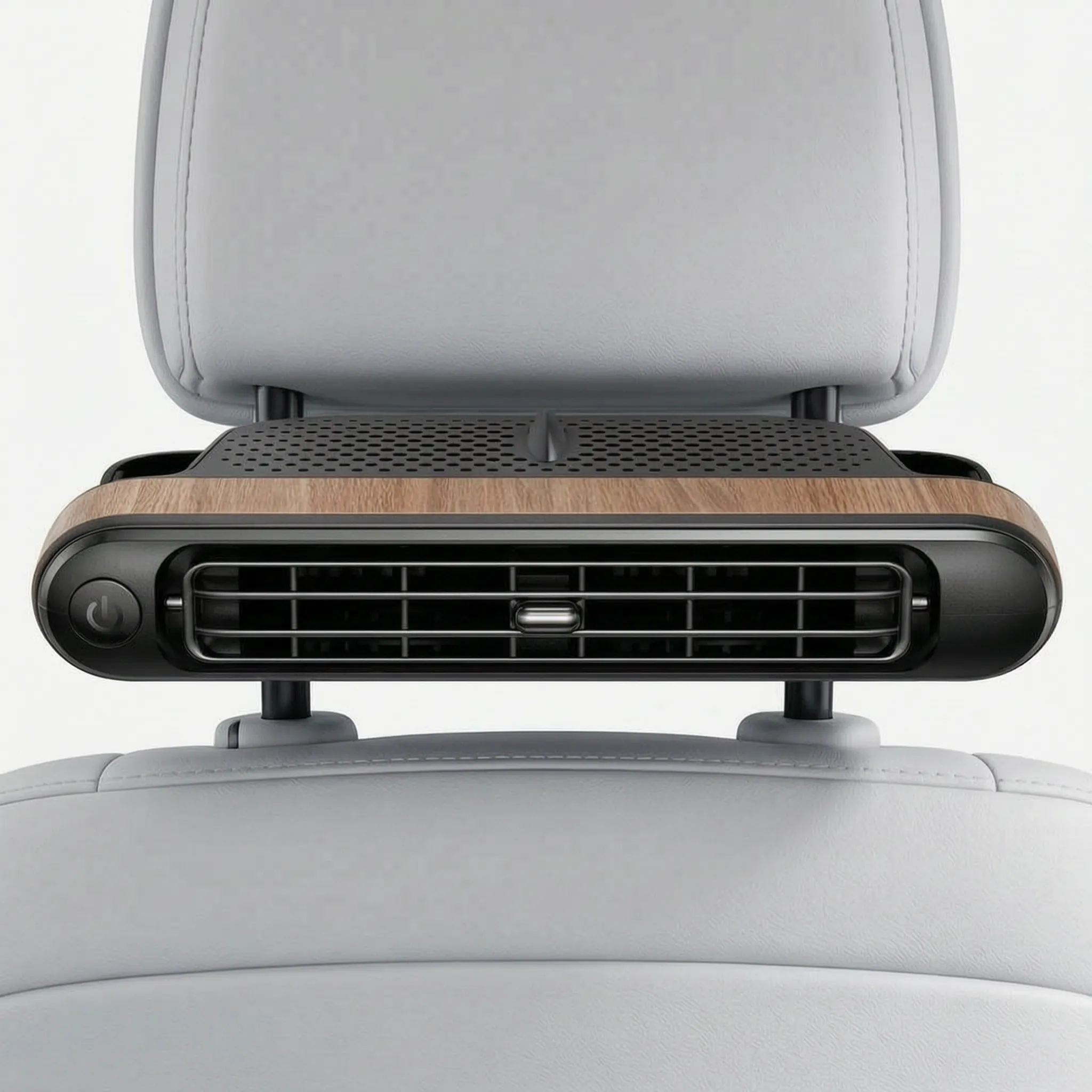 Adjustable Car Headrest Cooling Fan with Frigid Air Technology