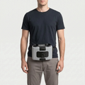 Rugged Wearable Waist Fan Portable Cooling Device for Outdoor Activities