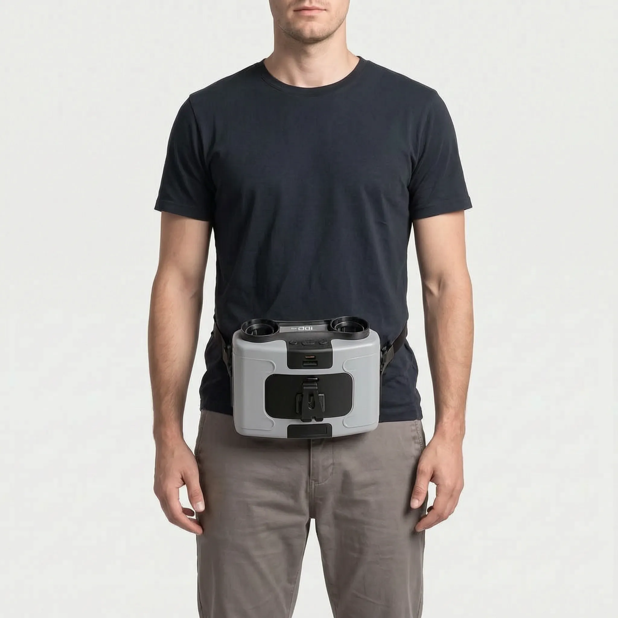 Rugged Wearable Waist Fan Portable Cooling Device for Outdoor Activities