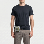 Rugged Wearable Waist Fan Portable Cooling Device for Outdoor Activities