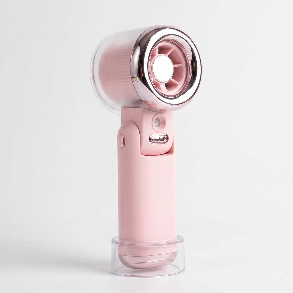 Compact Portable Water Mist Fan for Cooling Outdoor Use