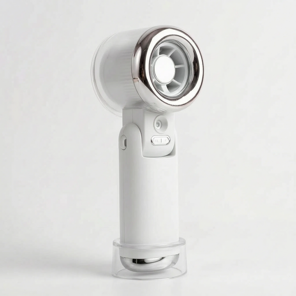 Compact Portable Water Mist Fan for Cooling Outdoor Use