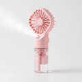 Compact Portable Handheld Misting Fan for Outdoor Cooling